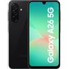 Samsung Smartphone Samsung Galaxy A26 5G A266 6/128GB Dual Sim Nero Garanzia 24Mesi