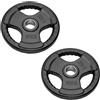 FFitness 2 Dischi Olimpionici Gommati da 10 Kg FF 1 St