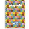 DOHE - Taccuino A5 a quadretti - 80 fogli spessore 90 g/m², dimensioni 15 x 21 cm, copertina in cartone rigido, chiusura anelli, griglia 4 mm, materiale scolastico - Playmobil Unite As One