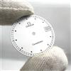 OMEGA Quadrante Omega Constellation Quartz DATE Dial 25mm Bianco NOS