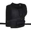 HOMCOM Gilet Zavorrato da 20 kg regolabile, in Tessuto Oxford e Acciaio, 36x52 cm, Nero