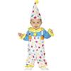 FIESTAS GUIRCA | Costume da Pagliaccio con Pois per Bebè (12-18 Mesi) - Cappello e Tutù - Costumi da Circo e Carnevale per Feste in Maschera e Celebrazioni Infantili - Unisex - Multicolore