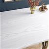 FunStick Carta da Parati Legno Bianco Carte Adesiva per Mobili Legno Cucina Carta da Parati Autoadesiva Muro Bianca Rivestimento Parete Soggiorno Pellicola Adesiva Tavolo Cucina Salotto 30CM×5M