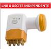 Golden Media Convertitore Satellitare Illuminatore Parabola Lnb 8 Uscite Indipendenti UHD 4K