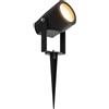 Ledvion Faretti Esterno Lampade IP44 1W GU10 picchetto senza lampadina