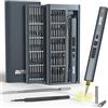 RUTOZ Cacciavite elettrico Torx T5 T6 T8 T9 T10 T15 Triwing Y00 Y000 Pentalobe P2 P5 per iPhone/MacBook/Computer/Laptop, kit di riparazione senza fili con pinzette per controller xbox/ps4/joycon/switch
