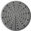 Lavatelli Tuka, Piastra Termica, diffusore e accumulatore di Calore per fornelli a Gas, garantisce Risparmio e miglior Cottura, Acciaio, Grey. Spargifiamma fornello per la casa, diametro 16cm