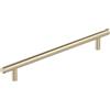 Amerock BP40521BBZ | Bar Pull 8-13/16 pollici (224 mm) Centro-centro oro Champagne Cabinet Pull | Hardware per mobili | Maniglia per cassetti
