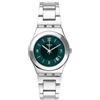 Swatch Orologio Analogico al Quarzo Donna con Cinturino in Acciaio Inox YLS468G