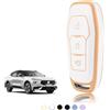TOOMUME Cover Chiave TPU, Custodia Chiave Adatto per Ford Mondeo Fiesta Focus Kuga Ka Mustang Galaxy Explorer Fusion Edge Ecosport S-Max, Copri Chiavi Guscio Chiave Auto Telecomando - Smart Key