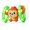 Bright Starts, Roll & Glow Scimmia gattonante con luci e Suoni per Bambini dai 6 Mesi in su