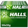 HALLS HIERBABUENA SENZA ZUCCHERO 20 PEZZI