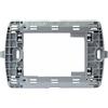 AERTECNICA - SUPPORTO ADATTATORE PER PLACCA BTICINO LIGHT TECH / LIVING LIGHT GRIGIO METALLIZZATO NA673