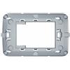 AERTECNICA - SUPPORTO ADATTATORE PER PLACCA VIMAR EIKON NEXT GRIGIO METALLIZZATO NA694