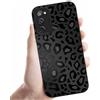 Coalbooliy Custodia Per Samsung Galaxy S20 FE（5G）/S20 Lite/S20 Fan Edition 6,5'', Cellulare Nero Silicone Morbido Cover per telefono Aesthetic Modello Leopardato Disegni Antiurto Protettiva Case, 08