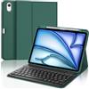 FOGARI Cover con Tastiera per iPad Air 11 pollici M4 2026/M3 2025/M2 2024 con Italiano QWERTY Senza fili Rimovibile Bluetooth Tastiera per ipad Air 11 M4/M3M2 2026/2025/2024 con Vano porta-stilo, Verde Scuro