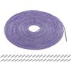 QUARKZMAN 4mm x 10m Corda Tubolare Strass Corda Cristallo Catena Strass Cristalli per Decorazione Fai Da Te Cucire Scarpe Maglioni Pantaloni Ginnastica, Viola Chiaro, con Aghi