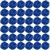 FagusHome 35 Pz Teste Fiore di Ortensia 18CM Artificiale Fiori Artificiali con Steli Fiori di ortensie fintiper la Decorazione (Blu scuro)