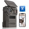 Camojojo Trace Fototrappola Con SIM 4G LTE, Foto Trappola Infrarossi Invisibili,