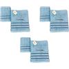 Renato Balestra 3 Set di 2 Asciugamani da bagno (1 viso e 1 bidet) Azzurro