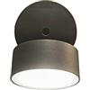 Lutec TRUMPET - Lampada LED da parete per esterni, in alluminio pressofuso, colore: Antracite