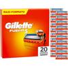 Gillette Fusion5 20 Lamette di Ricambio per Rasoio, Con Striscia lubrificante per una Scorrevolezza Fluida e 5 Lame per una Rasatura Profonda e Duratura