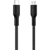 Belkin Cavo USB-C Micro USB da 1 m Ecosostenibile, Cavo USB-C di Ricarica Rapida morbido e flessibile, Certificato USB-IF per fotocamere, altoparlanti e altro - Nero