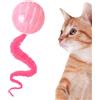 Generisch Giocattolo per di gatto, palla gonfiabile con coda, giocattolo per gatti, gioco interattivo, palla per gatti, palla rimbalzante per gatti, per mantenere i gatti in , tutte le