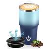 HoneyHolly Termos Caffè 600 ML, Tazza termica Riutilizzabili Prova di Perdite, Bicchiere Termico, Acciaio Inox 304, Travel Mug per Caffè Caldo e Freddo, Latte e Tè