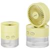KASANOVA Ventilatore portatile con nebulizzatore giallo