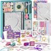 LAOESE Kit diario fai-da-te da 2 pezzi - Regali per ragazze di 8 9 10 11 12 13 14 anni - Idee regalo di compleanno per ragazze - Arti e mestieri per bambini adolescenti