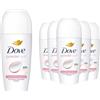 Dove 6 x Dove Powder Deodorante Roll-on 50 ml No alcohol Antitraspirante 48h Protezione