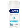 SANEX - Deodorante Stick Dermo Protector - Deodorante Donna/Uomo - Efficace 24 h - 65 ml