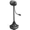 Hattba Webcam USB con suono superiore e girevole a 360 gradi per classi virtuali e appassionati di gioco Autofocus Webcam USB