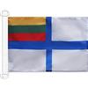 AZ FLAG Bandiera Navale Marina militare Lituania, 30 x 45 cm speciale Nautismo, Padiglione Nautico