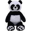 Pioupiou et Merveilles Peluche gigante di fabbricazione francese, XXL, Chouka Le Panda - 80 cm di altezza, tutto morbido per bambini, made in France - 16601