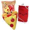 Joy Toy - Yummies Together Pizza e Cola - 2 peluche 15 cm in sacchetto di peluche Take Away 21 x 21 cm