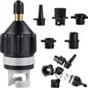 MOAZIFI Sup - Adattatore per pompa con 4 bocchette per gas, gonfiabile, adattatore per compressore, accessori sup, adattatore per valvola SUP, per paddle, gonfiabili, kayak, stand up paddle board