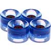 FunTomia 4 Pezzi LED Longboard/Skateboard Ruote (Big Wheels) 82 A 59x45 mm incl. Mach1 Cuscinetti a Sfera e Magnete Spacer