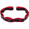 KWKPR Fascia Elastica Fitness, Elastico Fasce di Resistenza, Cinturino per Esercizi con 8 Loops, Yoga Stretching Band, per Yoga, Pilates, Fitness, Stretching, Allenamento, Danza, Rosso
