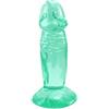 TRQOYTU Piccolo Vibratore Realistico - Dildo Anale Deluxe Replica Del Pene Morbido E Vellutato Con Ventosa Super Forte Giocattolo Sessuale Per Principianti Per Donne Per Climax Anali E Vaginali