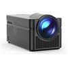Alwtniet Proiettore Portatile Intelligente HY450 Android 13, Nativo 1080P 700ANSI 4K, Correzione Trapezoidale Automatica per Offset Auto Con Telecomando Vocale WiFi BT, Videoproiettore a Focale Ultra Corta