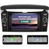 Hexinex Autoradio per Lancia Ypsilon (2012-2020) Android (2+64GB) Car Radio con CarPlay Android Auto Bluetooth WIFI GPS FM RDS Comandi al Volante