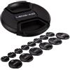 LENS-AID copriobiettivo universale 40 mm tappo Lens Cap | Protezione obiettivo da polvere, graffi e spruzzi in tour fotografici o viaggio, Center Pinch e presa esterna