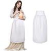 Top Tie TopTie Mezzo Grembiule Bianco Lungo da Cameriera, Grembiule da Donna in Stile retrò Natalizio, Ottimo per la Festa