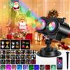 Laliled Proiettore LED per Natale Halloween illuminazione esterna 24 diapositive effetto onda oceanica impermeabile IP44