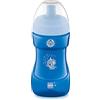 MAM Bicchiere sportivo (330 ml), a prova di perdite, con valvola autoapribile, con superficie antiscivolo e impugnatura, a partire da 12 mesi, elefante