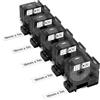 Upwinning 45803 Nastro 19 mm x 7 m compatibile con Dymo D1 19mm Etichette Nero su Bianco s0720830, Ricarica D1 Etichette 19 mm compatibile per Dymo LabelManager 360D 420P 640CB Etichettatrice, 5x