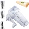 FUYTSUO Grattugia per parmigiano, grattugia per formaggio, grattugia per parmigiano con 3 tamburi in acciaio inox, grattugia compatta con manovella per la cucina, per tritare formaggio, noci