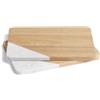 Springlane Kitchen SPRINGLANE Tagliere, legno e marmo (Set di 2, 28 x 18 x 1,5 cm)